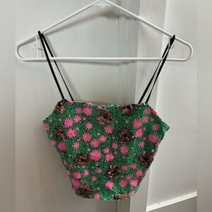 Top shop Sequined Festival Top